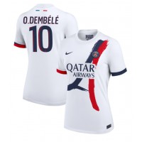 Maglia Calcio Paris Saint-Germain Ousmane Dembele #10 Seconda Divisa Donna 2024-25 Manica Corta